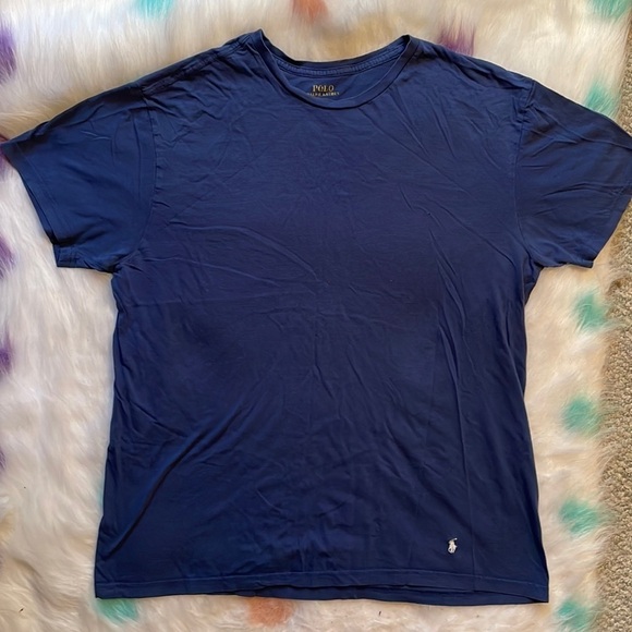 POLO Ralph Lauren Blue Short Sleeve Tee Shirt Classic Fit Size Large - Picture 1 of 5
